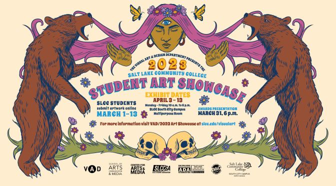 2023 SLCC Student Art Showcase Poster Design Contest Winner